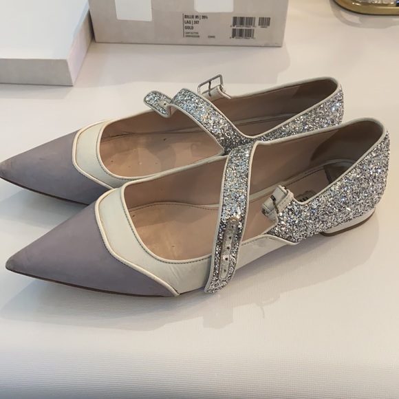 Miu Miu flats glitter pointy - Picture 2 of 6
